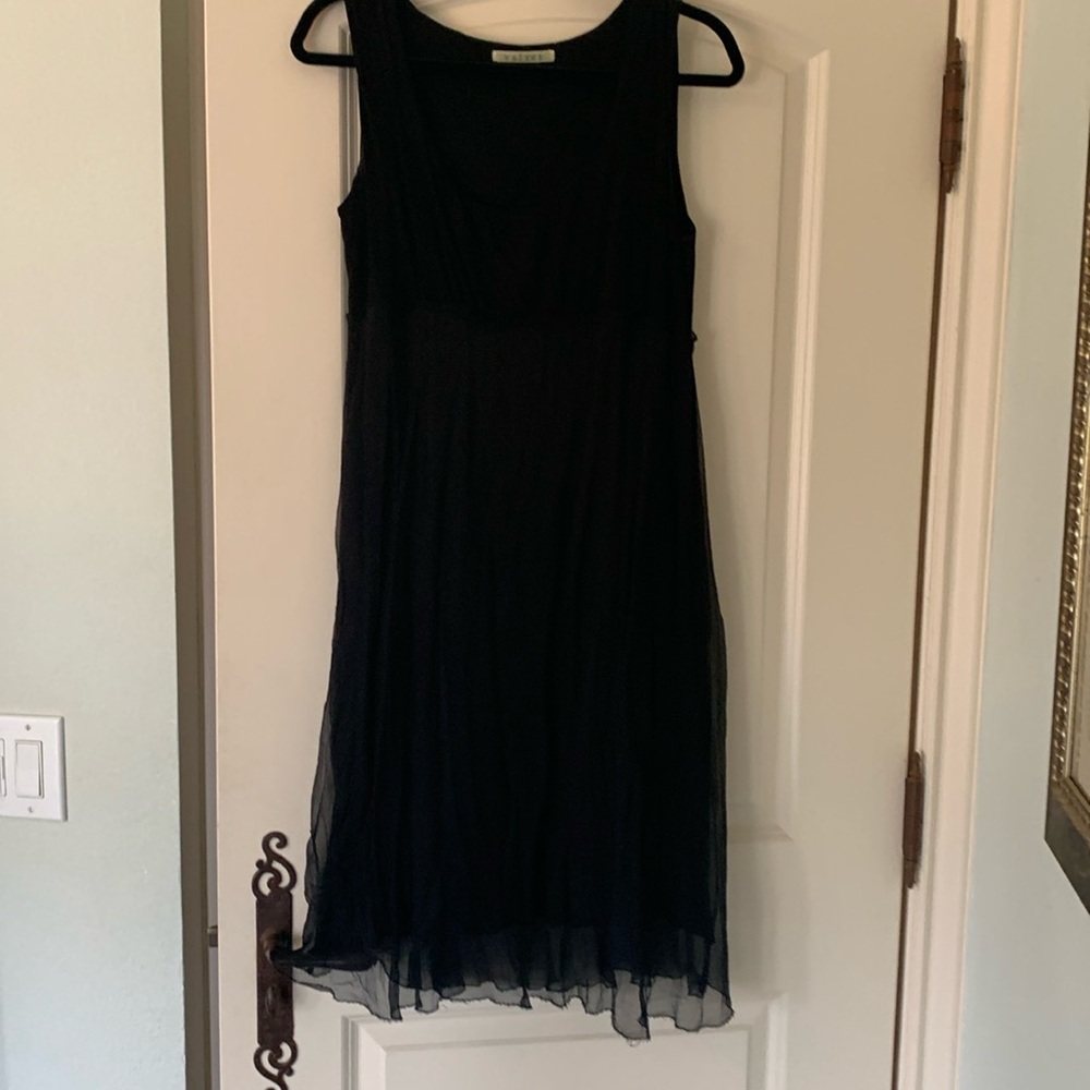 Chiffon overlay dress